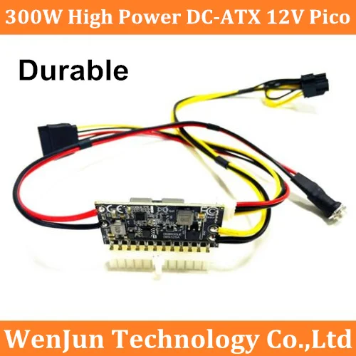 DB9325A-300W High Power DC 12V 6pin male / female input DC-ATX PSU Pico ATX Switch Mining 24pin MINI ITX DC ATX PC Power Supply