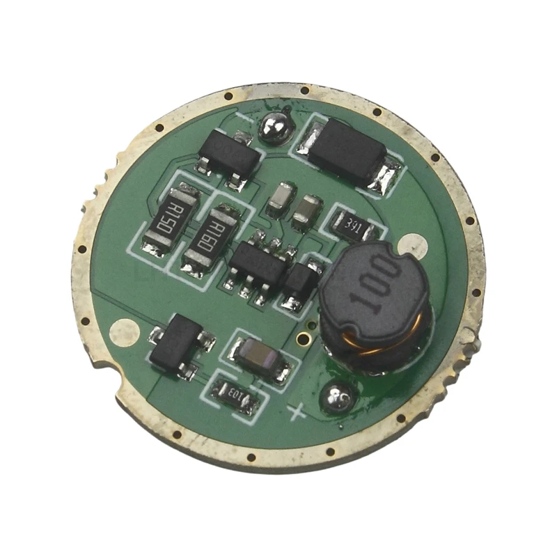 22mm 3V-12V 1-3 cell 1-Mode Flashlight Driver Board Flashlight Build DIY Circuit PCB