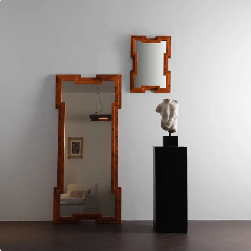 Modern Moving Mirror Living Room Standing Full Body Girls Floor Luxury Bathroom Long Bedroom Mirror Men Espelhos Home Products