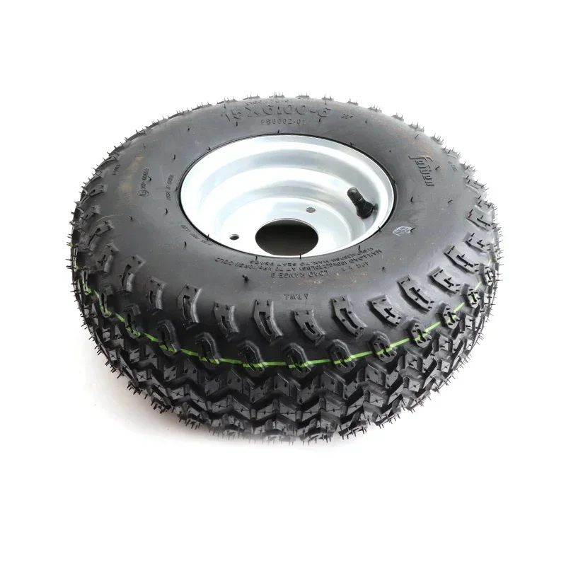 1 piece 15X6.00-6 tubeless wide tire for four-wheel ATV go-kart sightseeing car lawnmower tire accessories