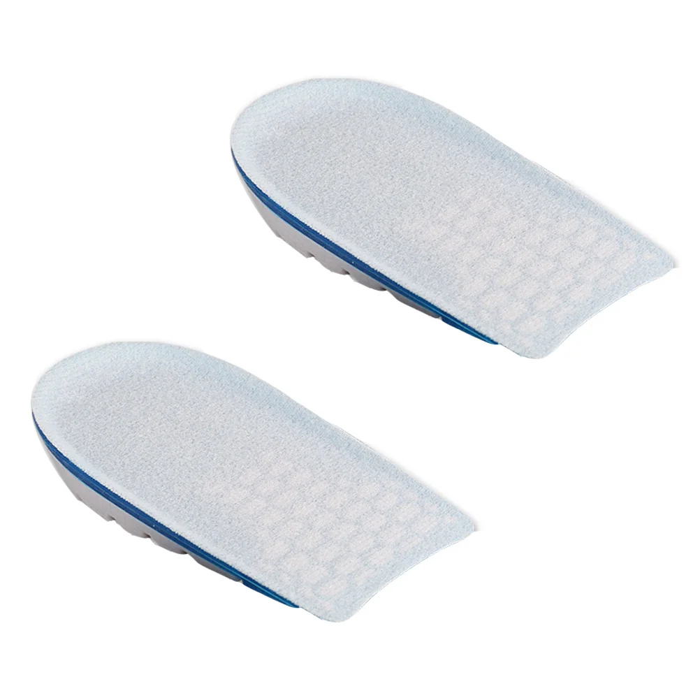 1 زوج الارتفاع زيادة نعل غير مرئية مستقرة سيليكون للصدمات تنفس ذاتية اللصق مريحة نصف وسادة #4