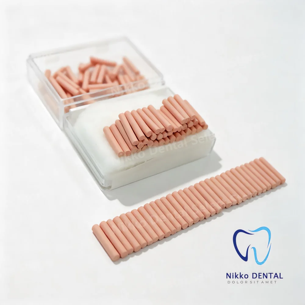 Dental Gutta Percha Obturator Bars 100 pcs For Dental Obturation of Root Canals Endo System Endodontic Gun Kit