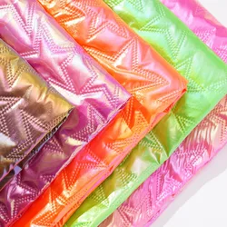 20/50/100cm*145cm Magic Color Ultrasonic Embossing Cotton Lining Fabric PU Leather Quilting Fabric for DIY Sewing Luggage Bag