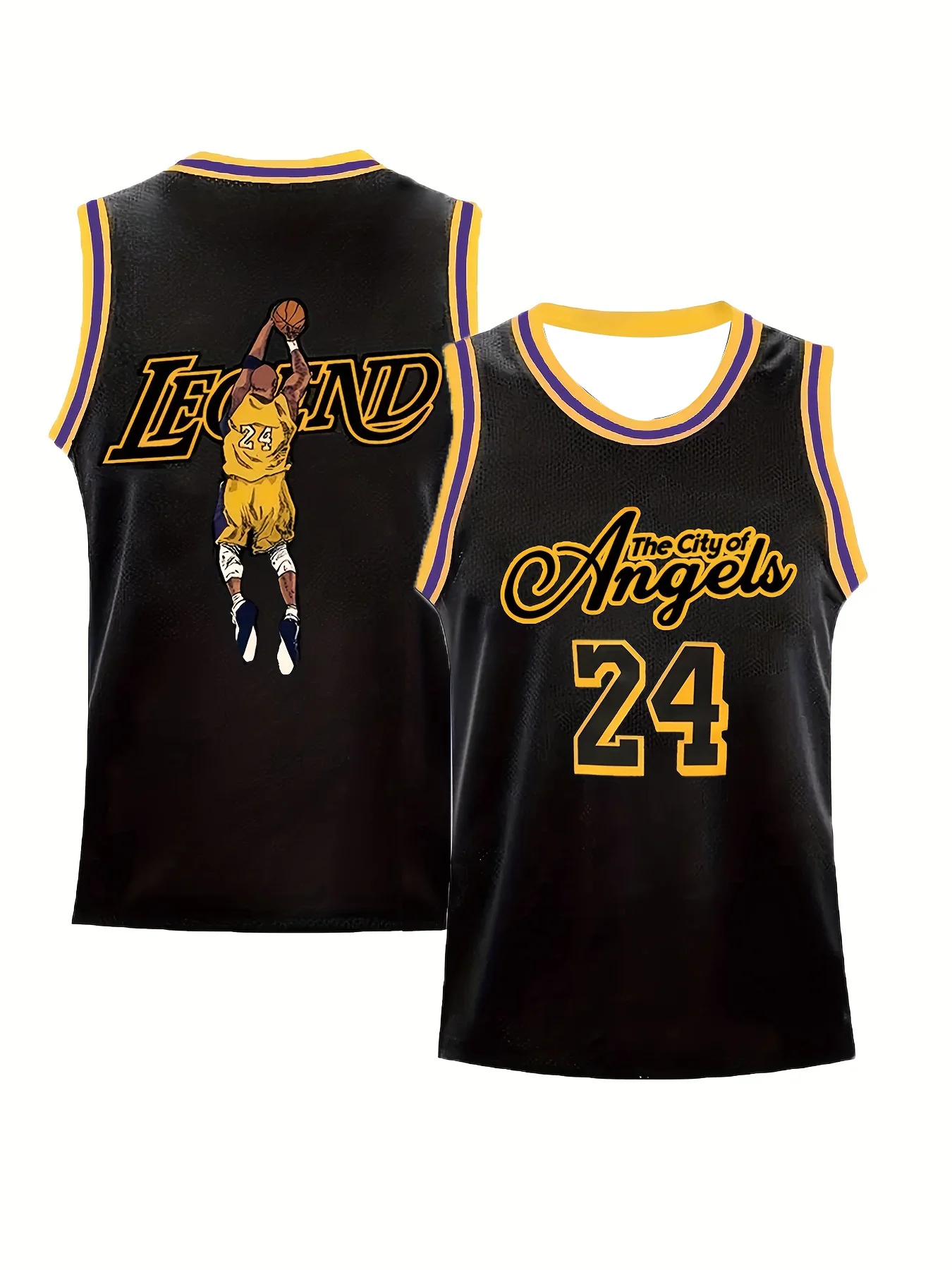 Basketball Jersey - White Base Blue Number Sleeveless Design Premium Team Apparel for Fans view 4