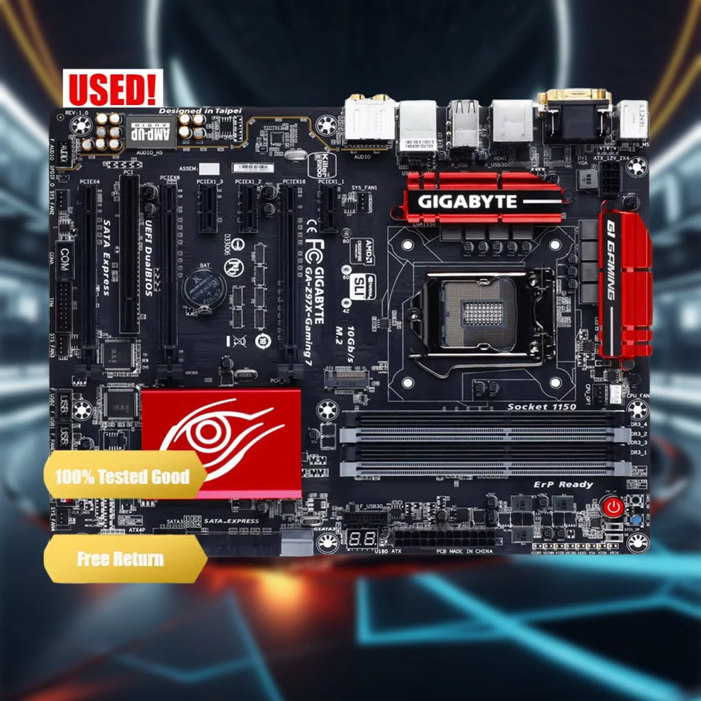 Gigabyte Z97X GAMING 7 Computer USB3.0 SATAIII Motherboard LGA 1150 DDR3 Z97 Desktop Mainboard