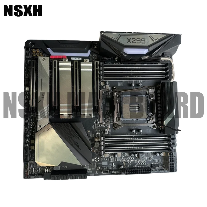 For Motherboard LGA2066 8*DDR4 128GB E-ATX Core X Series 44-Lane/28-Lane CPU Processor X299 MASTER