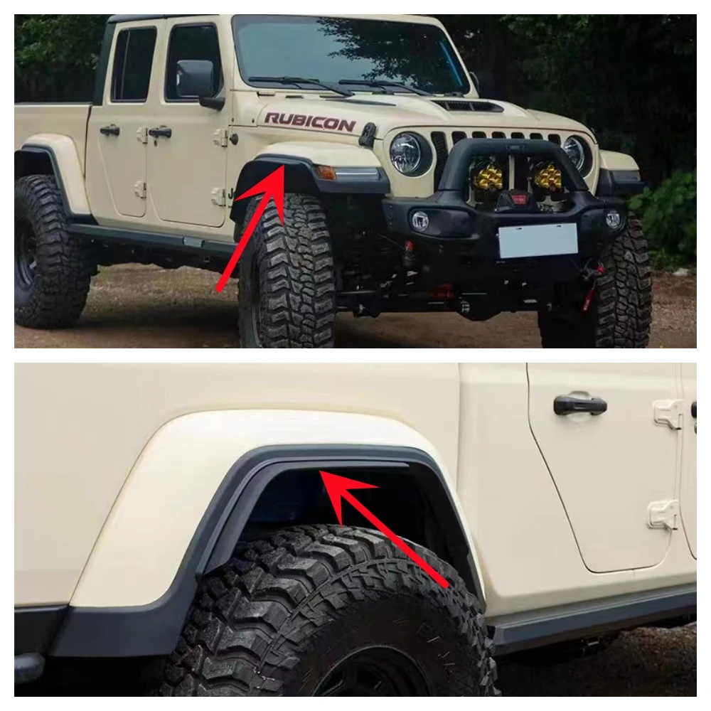 

Fender Extension Strips Small Fender For Jeep Wrangler Gladiator JT 2020++ JT1012 LantSun