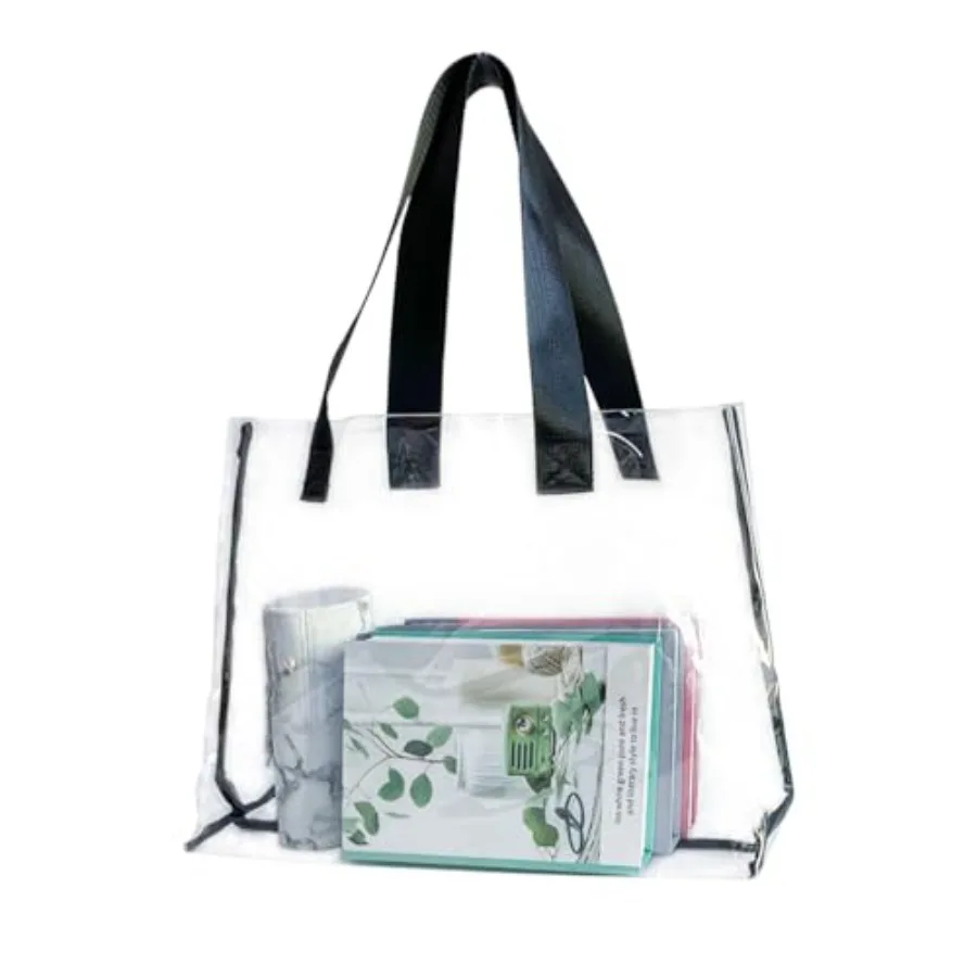

Clear Large Tote Bag - Versatile, of, Stain Reant, Tranrent Soulder Tote Bag Work