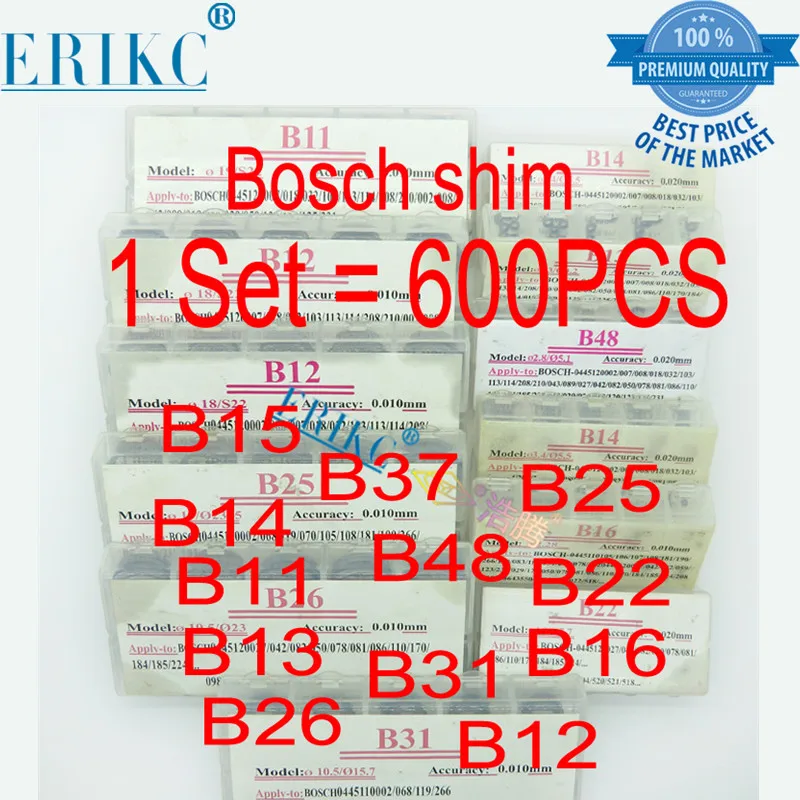 Erikc B11 B12 B13 B14 B16 B22 B25 B26 B31 B48 B15 B37 B48 Adjustment Washer Shims Assy for Cri and Crin Fuel Injectors