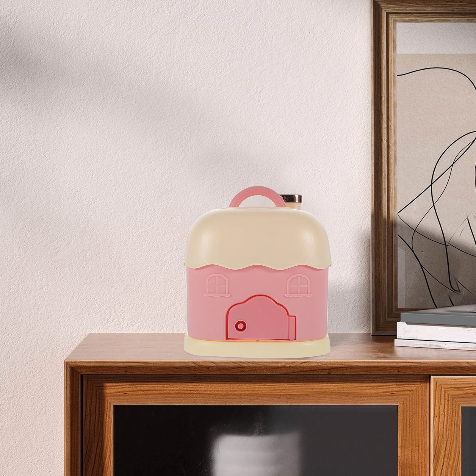 

Mini Piggy Bank Cute Cartoon Shape Coin Bank For Money Saving Jar Cottage Storage Portable Desktop Decor Home Bedroom