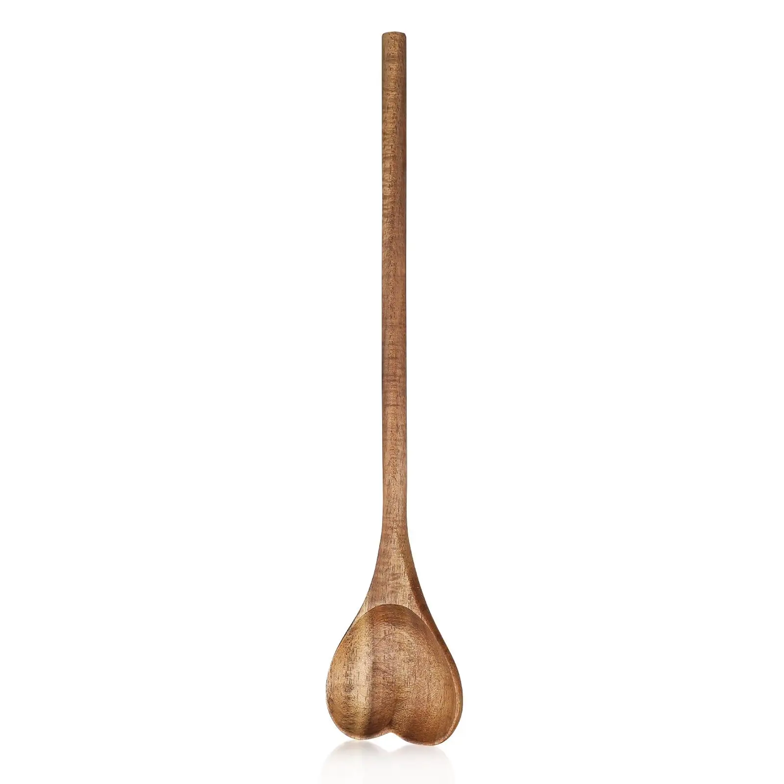 

Multifunction Love Wooden Spoon Miss Espresso Soup Wear-resistant Mixing Elegant Dessert