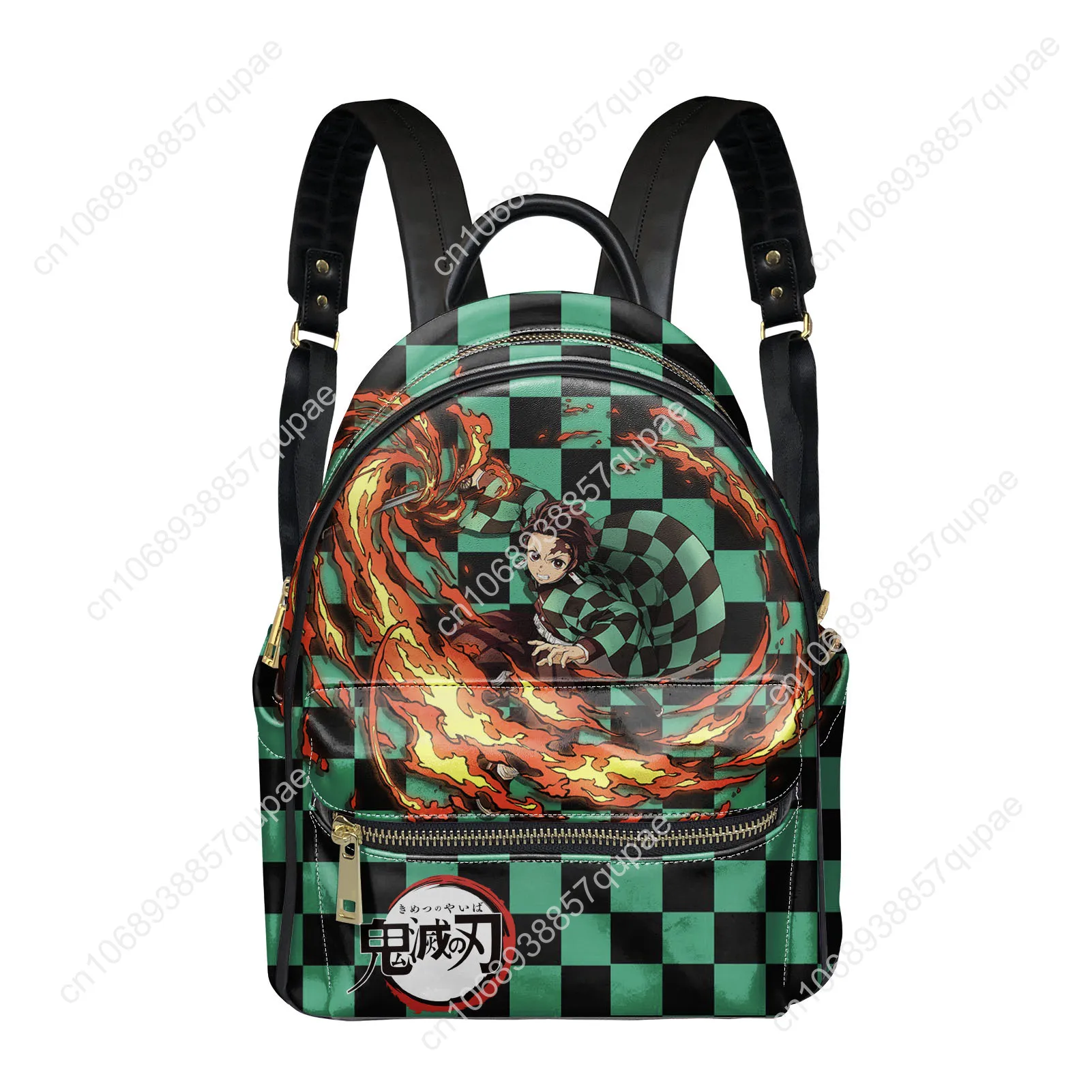 

Anime Demon Slayer Backpack Tanjirou Nezuko Womens Men Double Shoulder Bag Business Travel Bookbag Rucksack Gift Daypack