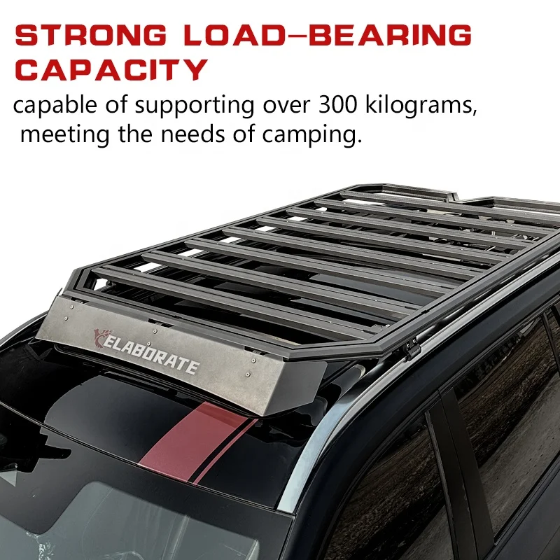 The Aluminum Alloy Roof Luggage Rack Is Suitable For Installation On Toyota, Ford, Haval Tank Models. It Can Be Installed Firmly