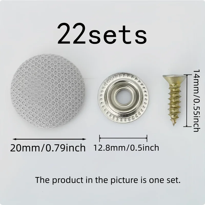 22 pcs Auto Ceiling Retainers for Auto Interior Restoration, Built-in Liner Reinforced, No Glue Required