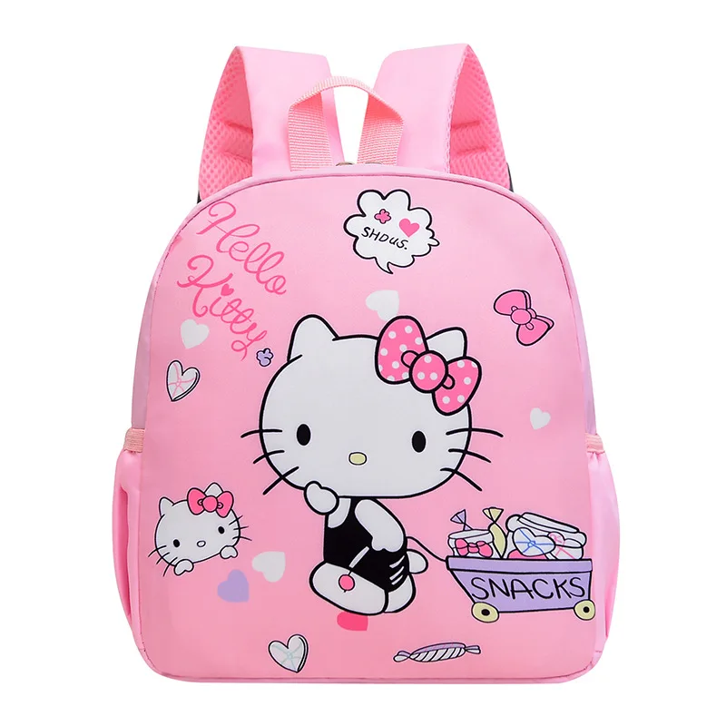 2024 Baby Girls School Bags For Kindergarten Small Bag Cartoon Cute Cats Backpack Kids Satchel Girl Schoolbag Mochila Escolar