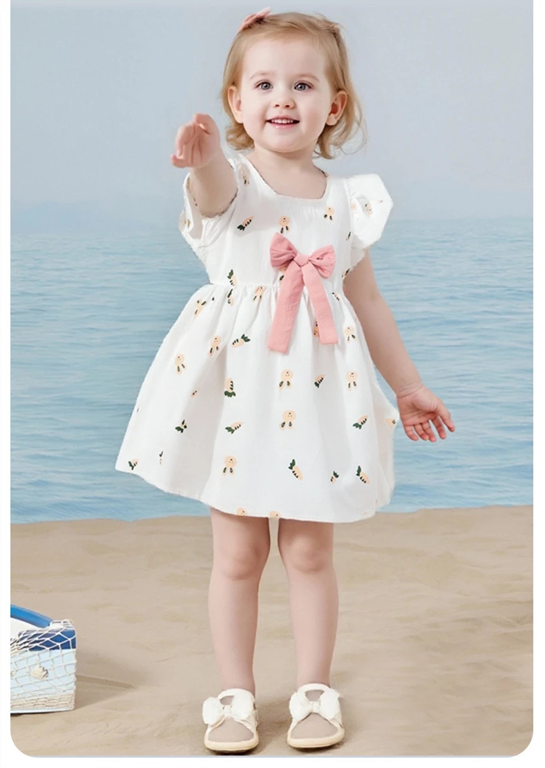 

12M-3T summer children kids girls fashion cute sleeveless dress