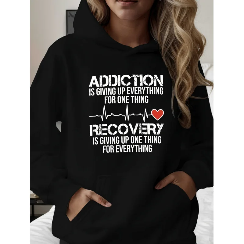 

Свободная толстовка с принтом, женская, удобная, весенняя, модная, повседневная, уличная одежда, без ограничений по полу, 100% другой материал