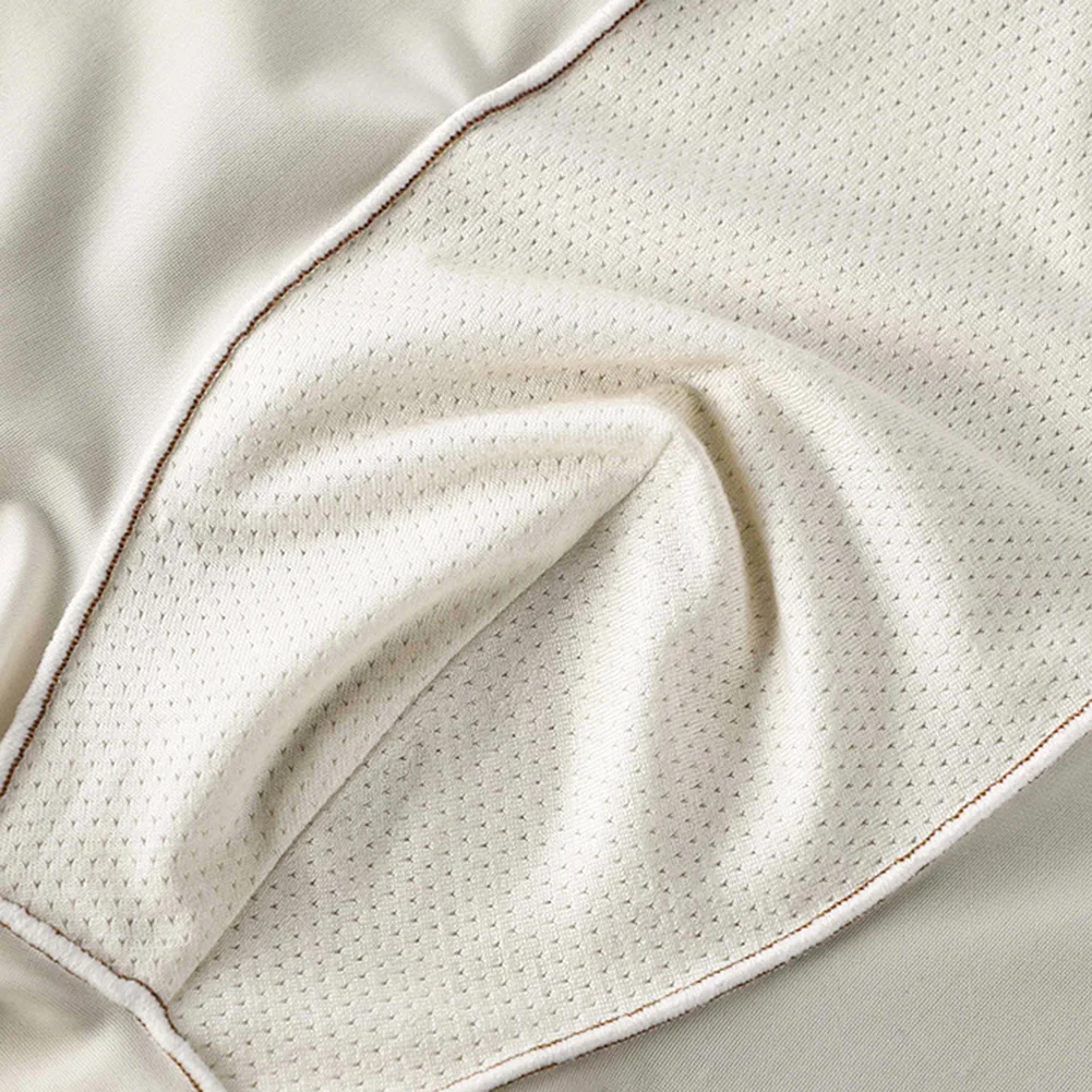 Silky Elastic Men Panties Ice Silk Fashion Glossy Boxer Shorts Underwear Breathable U Convex Pouch Sleepwear Middle Waist