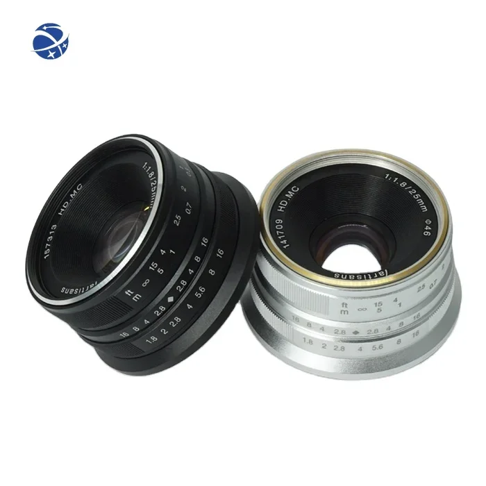 7Artisans 25mm F1.8 Prime Lens for All Mirrorless Cameras for E Mount for Fuji FX Mount for  Mount Micro 4/3