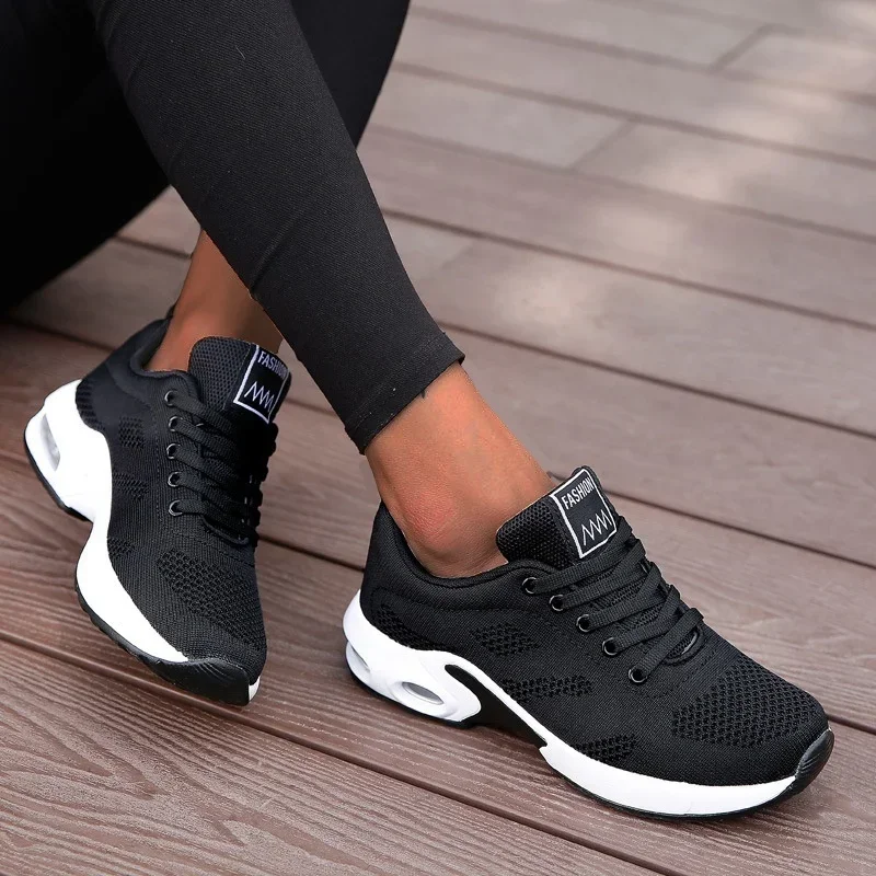 

Women Platform Casual Sneakers Shoes Mesh Breathable Running Shoes Chunky Summer Sports Tenis Shoes 2025 Luxury Vulcanize Shoes