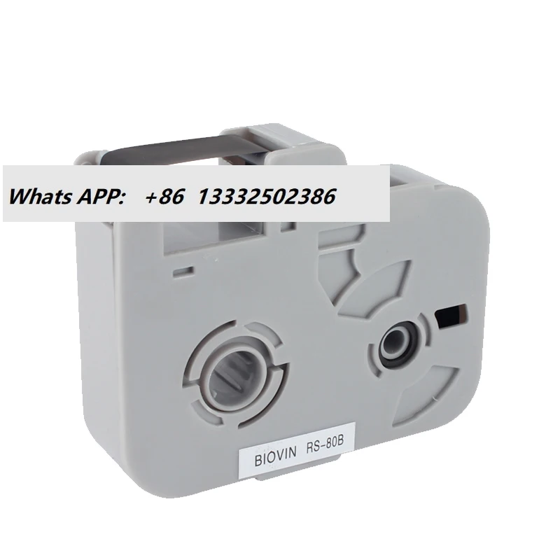 

10pcs Standard color ribbon box rs-80b black 100b white line number machine color ribbon