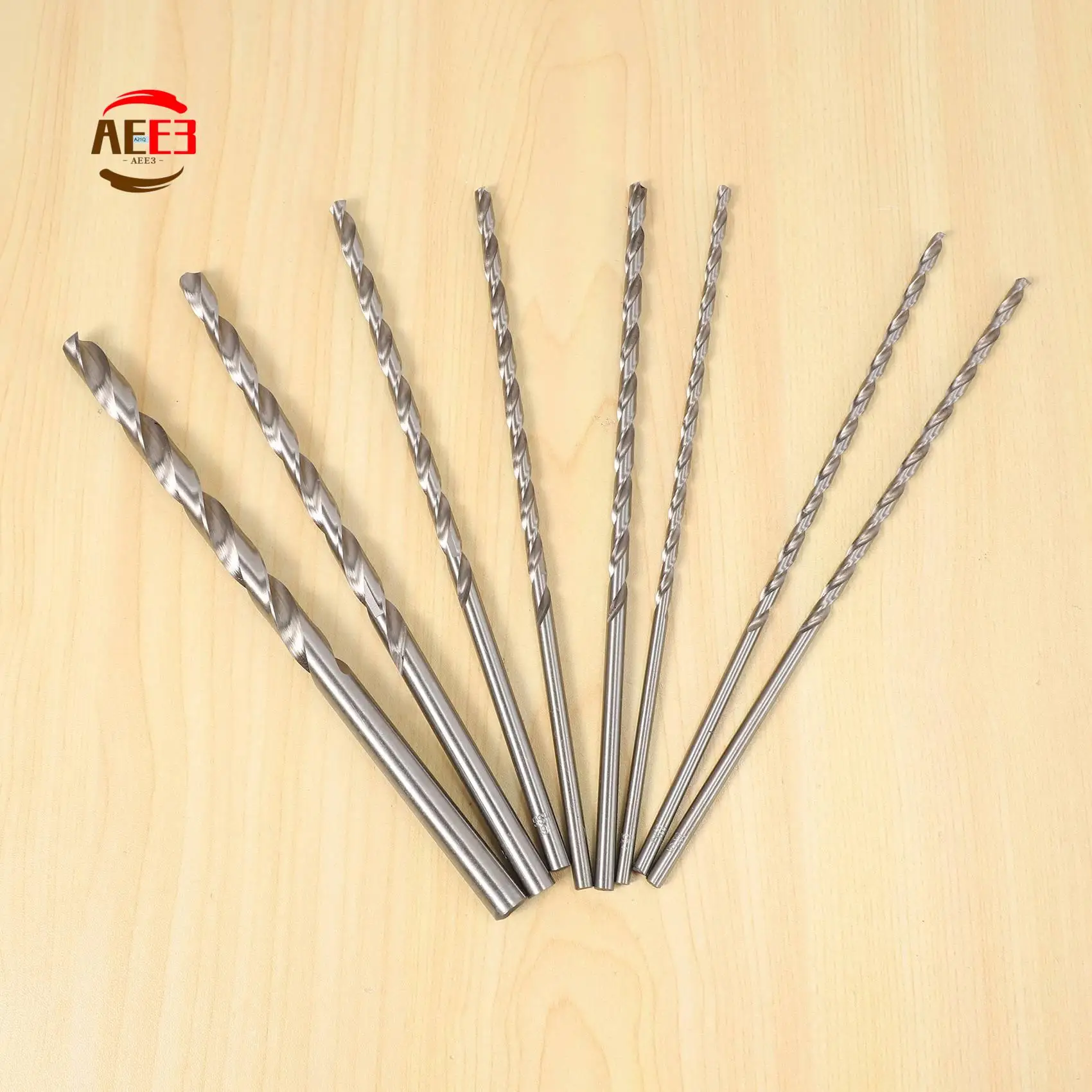 

AEE3-4-10Mm Extra Long 200Mm HSS Twist Drill Straigth Shank Auger Drilling Bit Tool