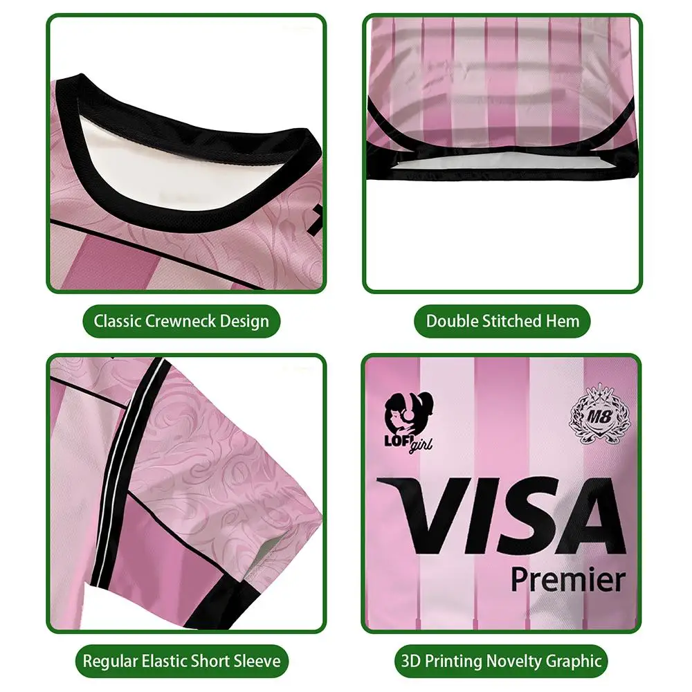 2026 New Gentle Mates Esports Jersey M8 Team Men's Sports Breathable Quick-Drying Uniform Unisex Streetwear Short-Sleeve T-Shirt