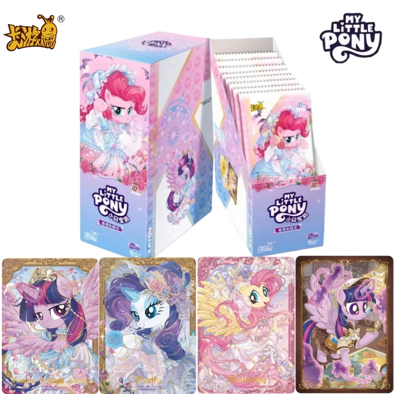 

Оригинальные коллекционные карточки KAYOU серии My Little Pony: Редкость Твайлайт Спаркл, аниме-мерч, праздничные подарки
