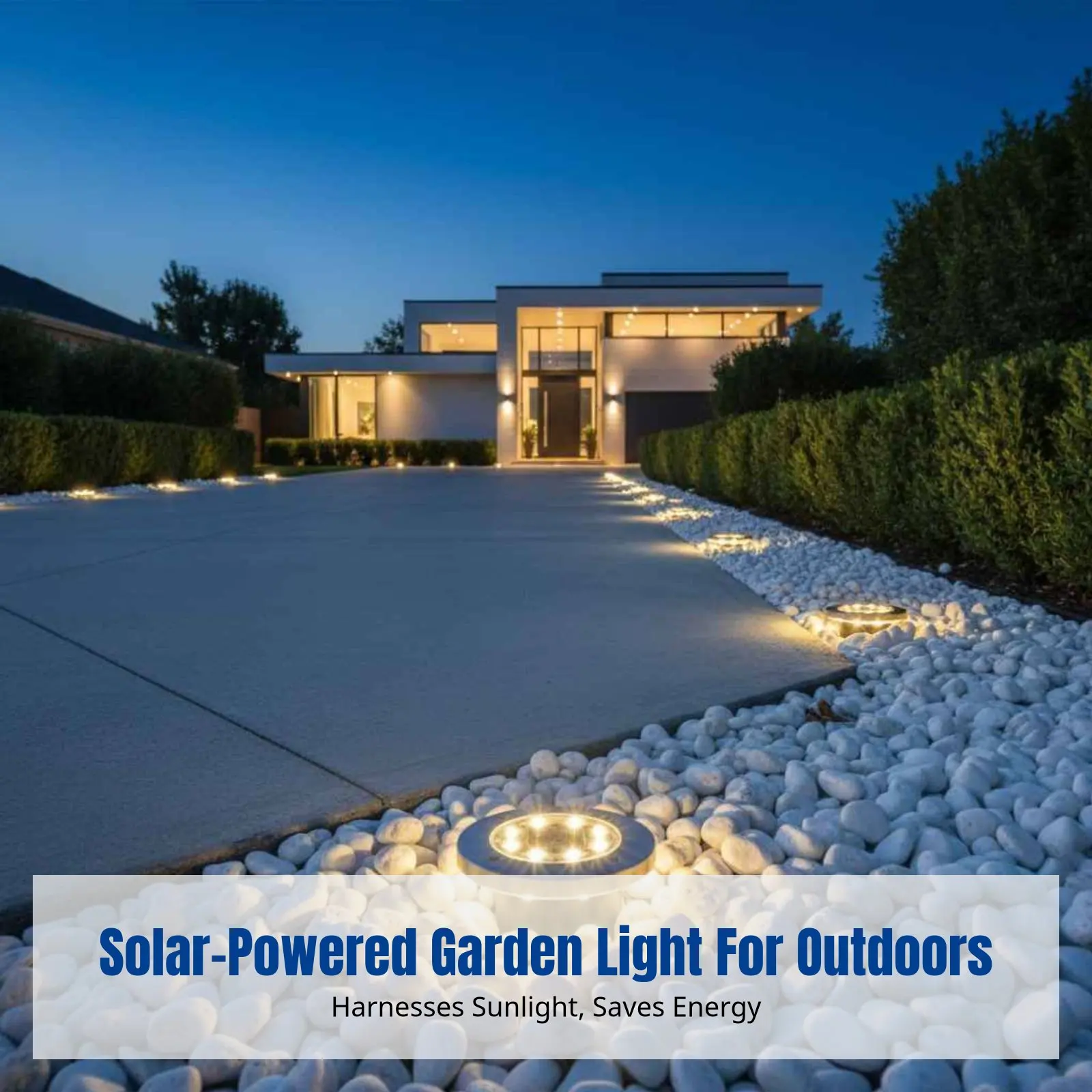 Solar Ground Light, LED Lawn Light, Outdoor Waterproof Landscape Decoration, Ultra Bright Lighting for Garden, Walkway, Yard
