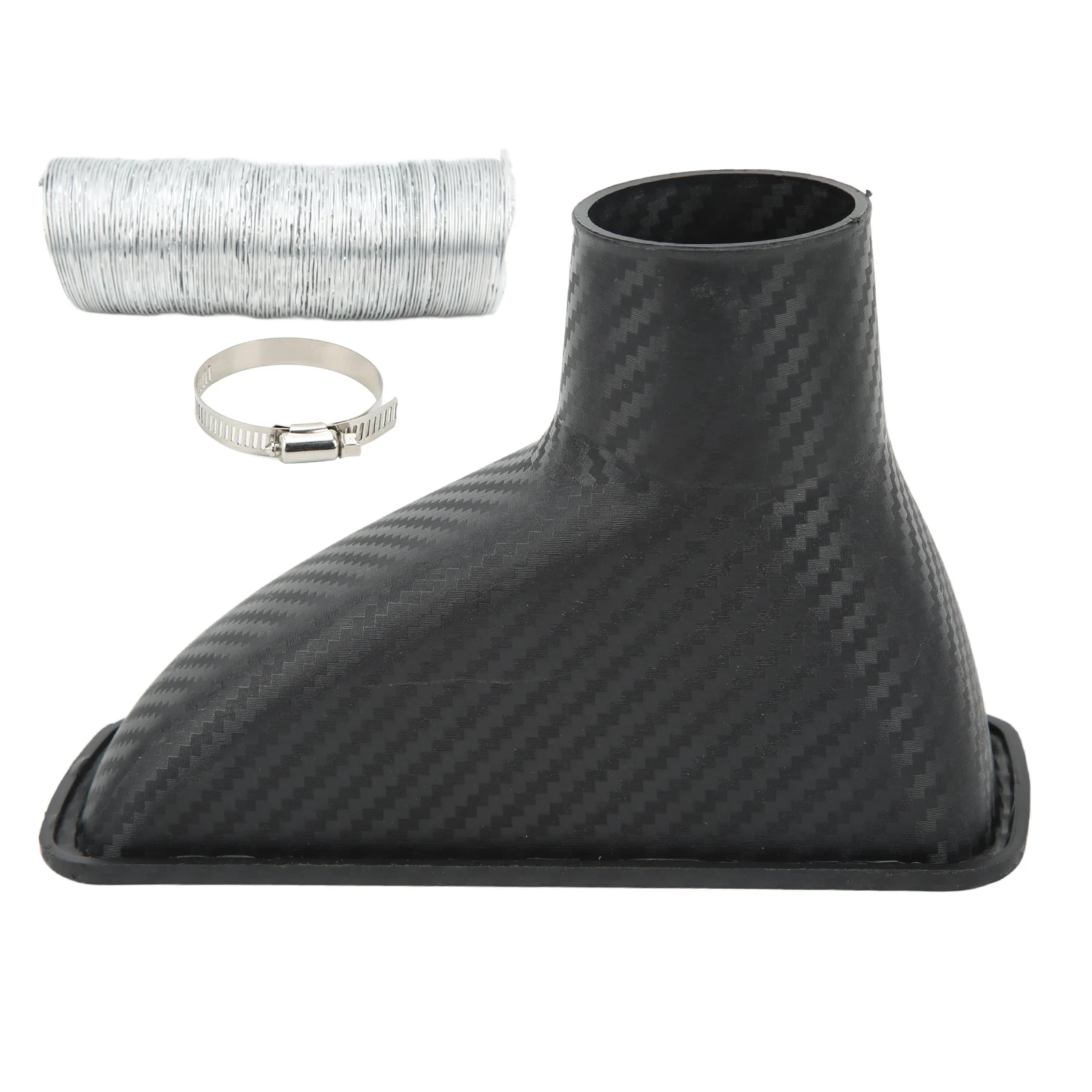 Car Air Duct Front Bumper Cooling Air Intake Pipe Hose ABS Universal for Replacement