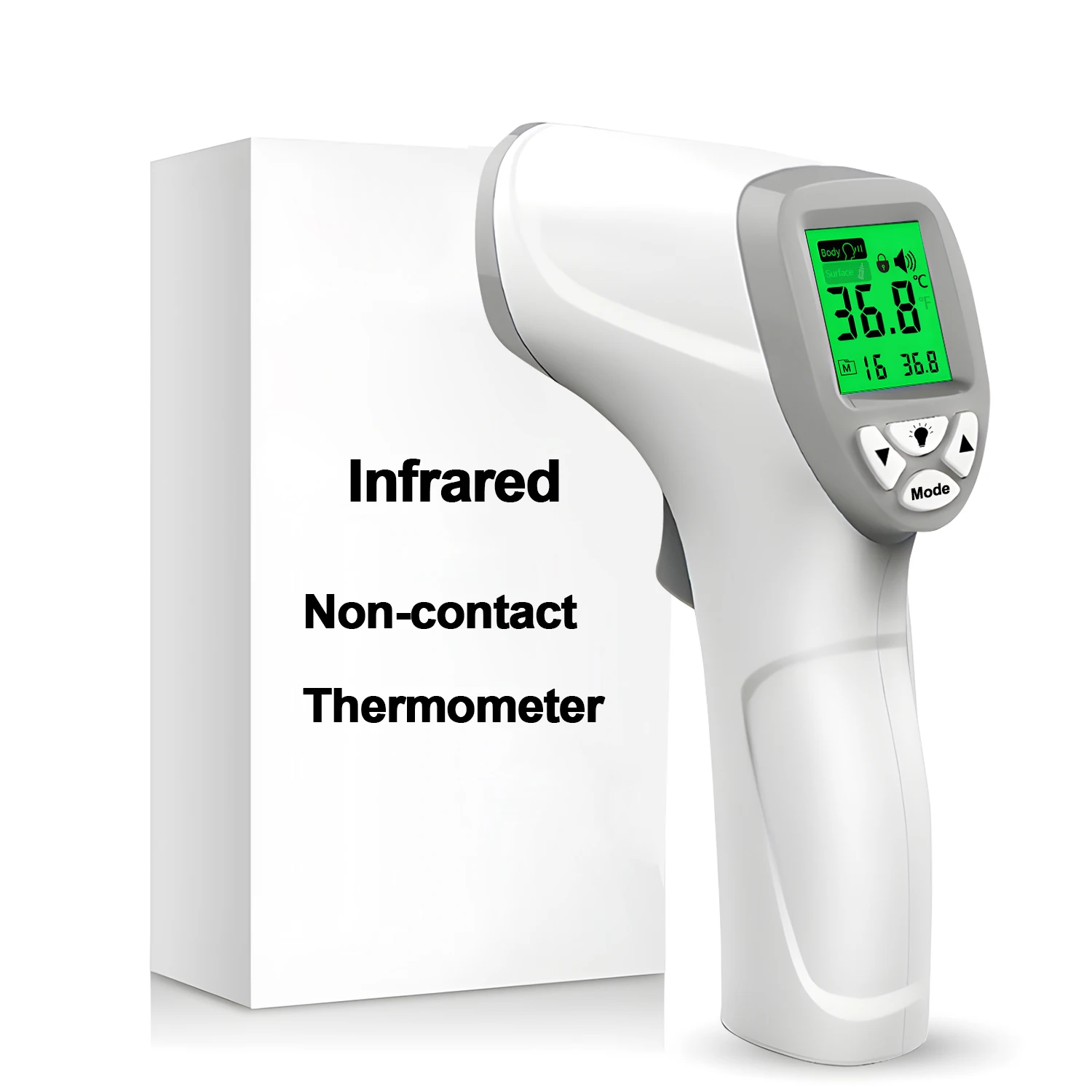amzwn Baby Digital Infrared Forehead Thermometer Fever Contactless Clinical Electronic Medical Temperature Meter Adult