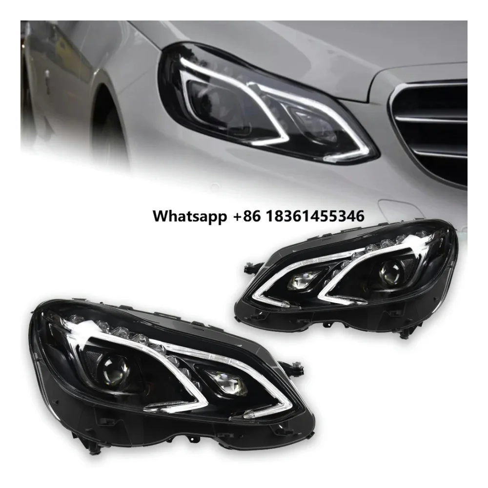 

W212 Headlight Upgrade LED for 2009-2016 E200 E260 E300 W211 Head Lamp DRL Signal Projector Lens Accessories Modified