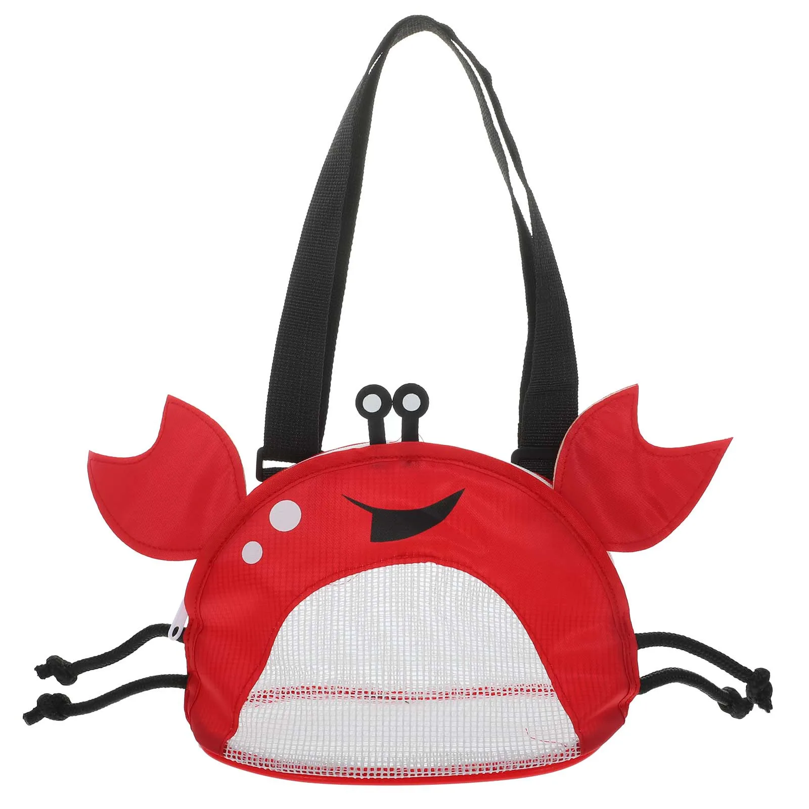 Sac de plage pour enfants, fourre-tout de collecte en maille léger en Pvc, Drainage de sable d'eau, fermeture à glissière, sangle réglable pour maillots de bain