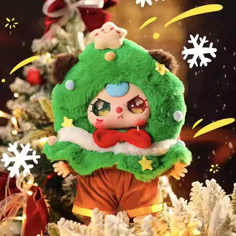 Baby Three 400% Natale Stile limitato Bambola in vinile Personaggio bambola Kawaii Collezione Big Baby Blind Box Regalo di compleanno per ragazza