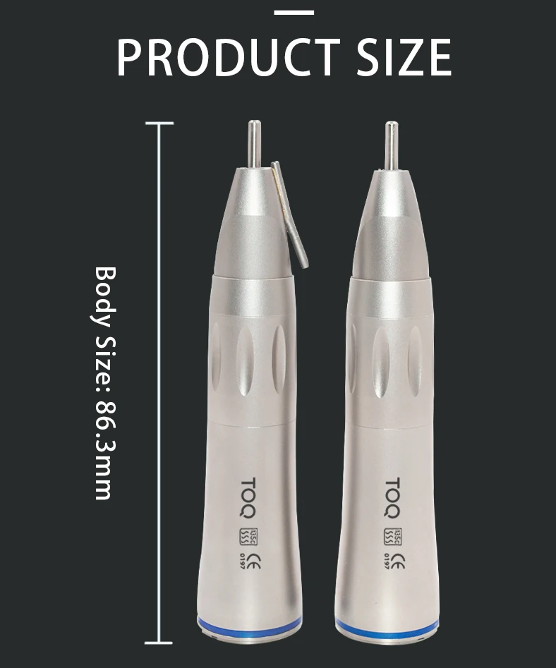 Dental 1:1 Straight Handpiece Inner Water Low Speed Handpiece Led Optical Fiber Dental Implant Tools