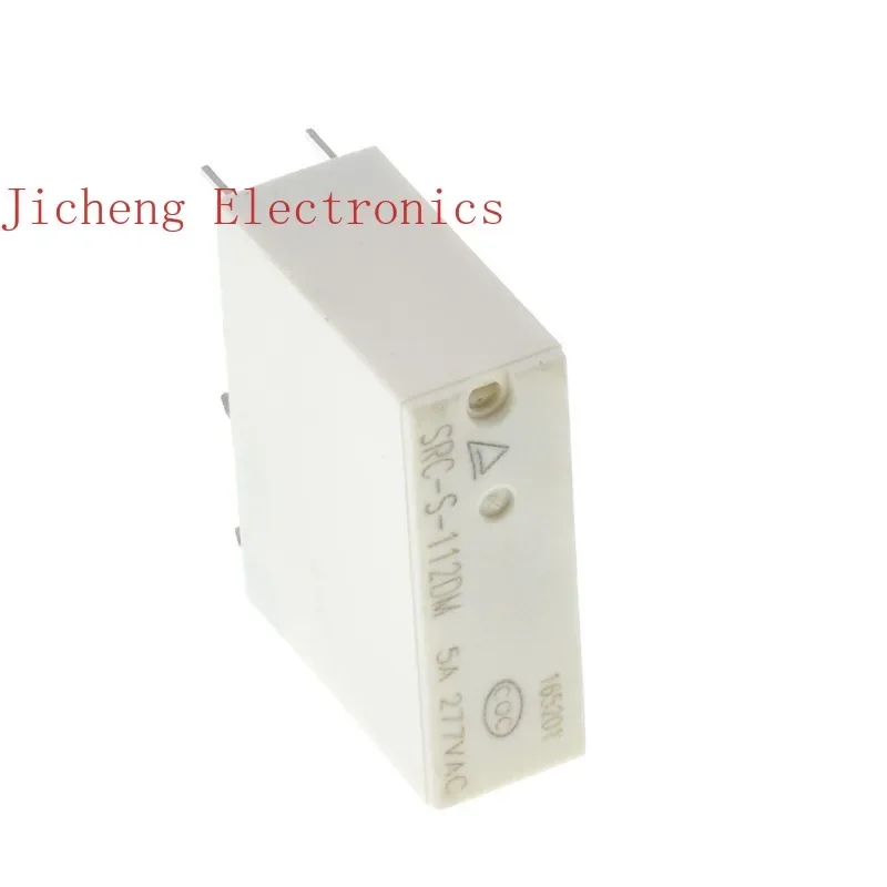 

10PCS Relay SRC-S-105 12 24DM 5A 227VAC 4 pins, can replace HF46F-5-HS1