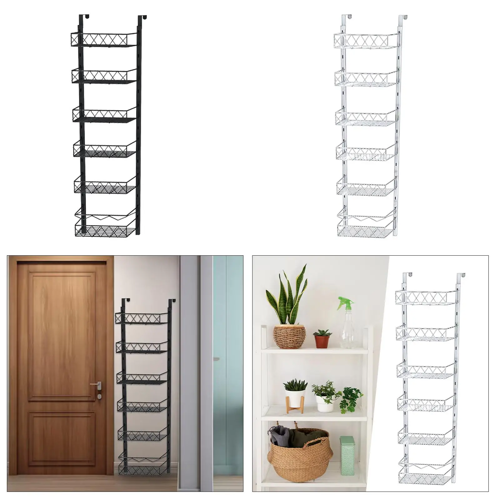 Pantry Storage System with Interchangeable Baskets for Home Organization