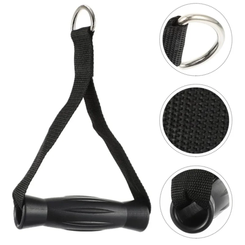1 Pair Excercise Handles, Heavy Duty Cable Machine Attachments Resistant Band Handles Gym Equipment Accessories