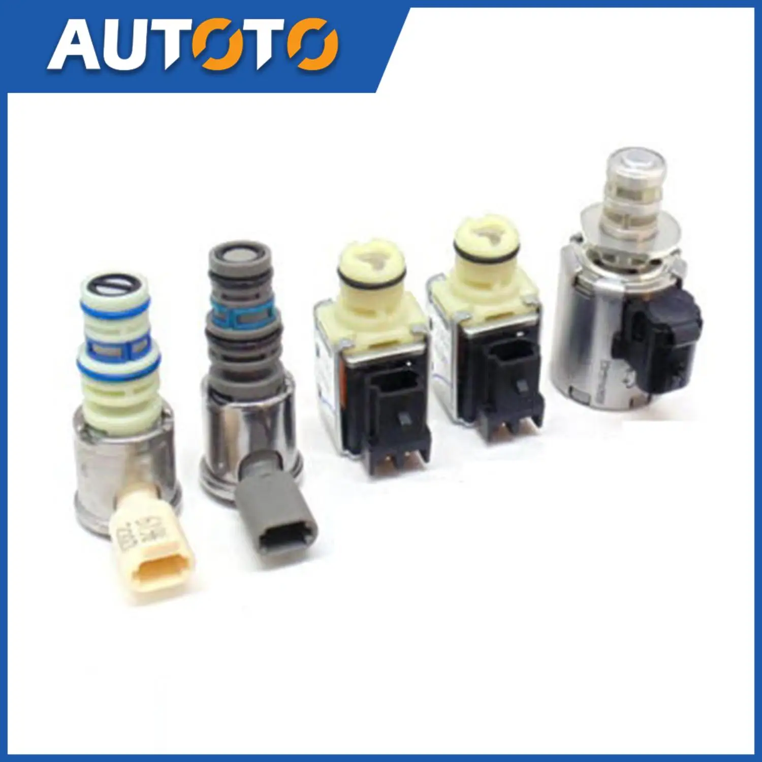 

5pcs Car Transmission Solenoid Kit Fit For Escalade Astro Express 1500 Tahoe 4L60E Car Engine Transmission Repair Parts