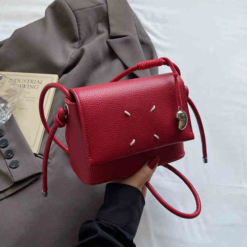 

Bags for Women Korean Fashion Versatile One Shoulder Bags Summer New High Quality Small Square Handbag Texture PU Crossbody Bag