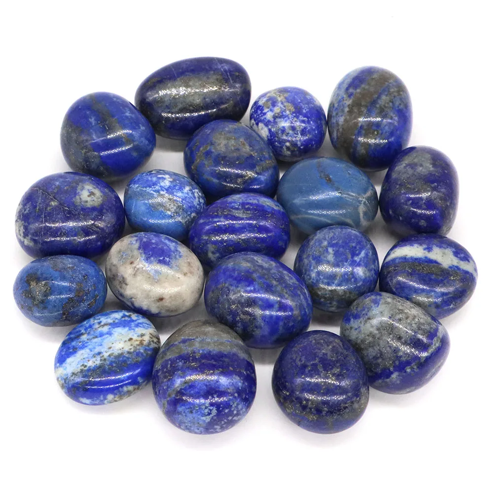 Lapis Lazuli Natural Tumbled Stones Healing Crystals Quartzs Energy Mineral Gemstones Collection Aquarium Garden Home Decoration