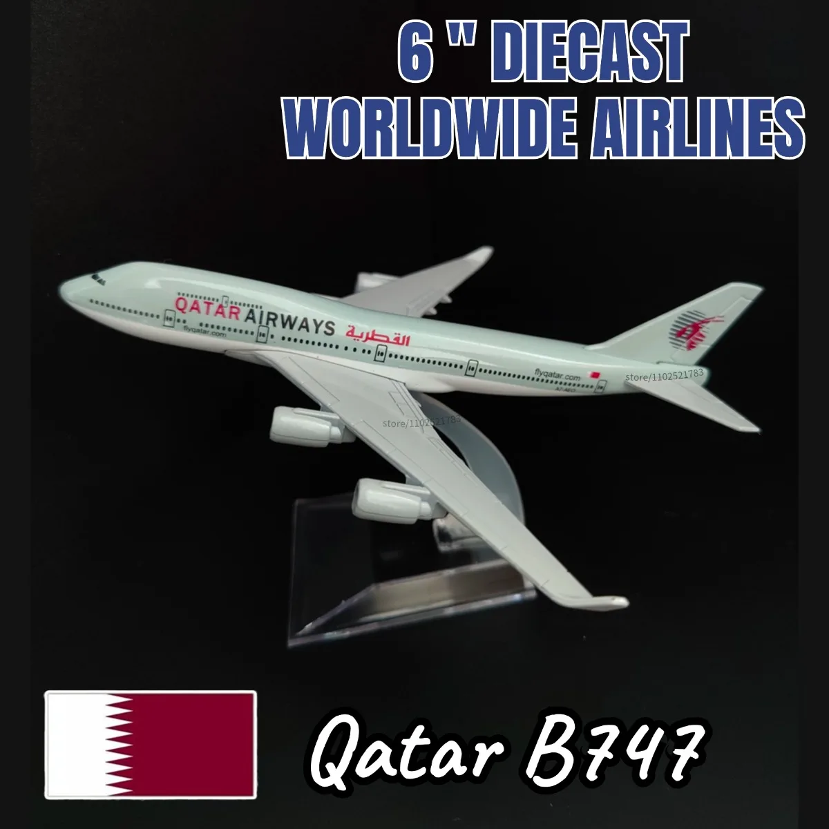 

Metal Diecast Aircraft Model 6 Inches Scale Airbus Boeing 350 380 747 777 787 Replica Aviation Miniature Art Kid Fidget Boy Toy