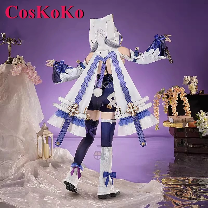 CosKoKo Theresa Apocalypse Cosplay Game Honkai Impact 3 Costume Fate Of God Cannot Escape Uniforms Halloween Role Play Clothing