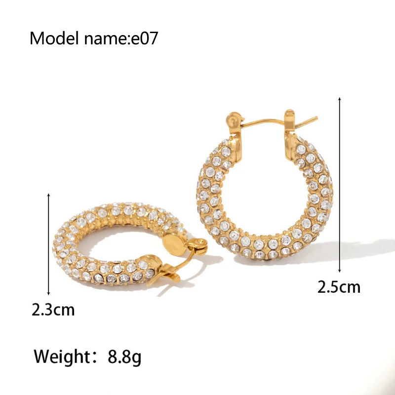 2024 Gold Color Zircon Decoration Earrings Metal Dangle Earrings Vintage Hollow Drop Earrings Women Girls Trendy Jewelry Gifts