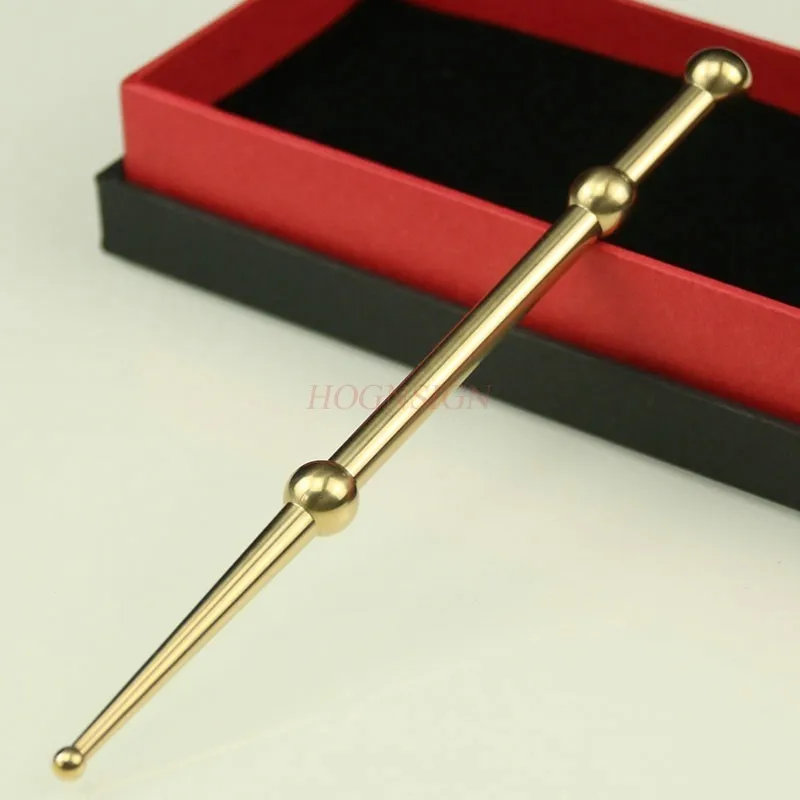 

Pure copper press acupoint tool acupuncture stick press foot device acupoint dial tendon stick massage pen sole to clear