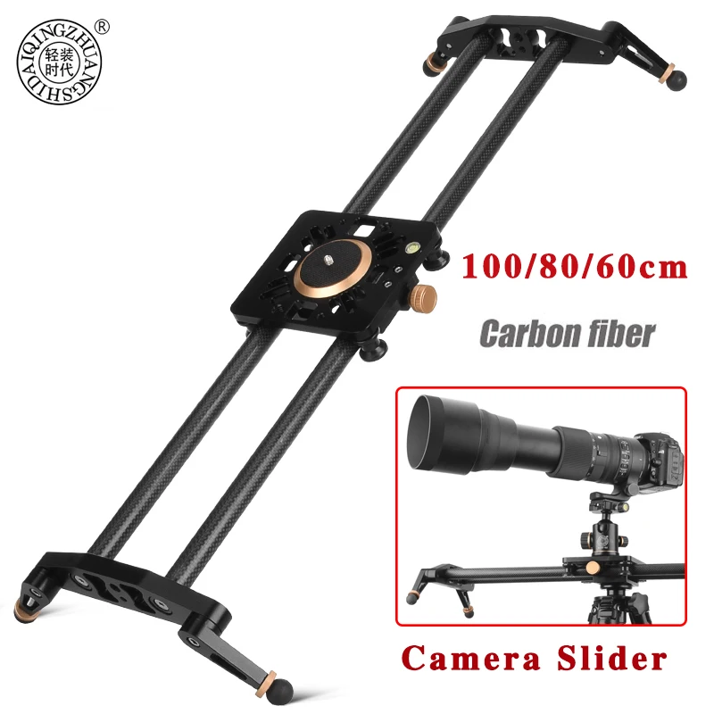 

60cm Carbon Camera Slide Follow Focus Motorized Electric Control Delay Photo Video Slider Track Rail for Time Lapse Photography