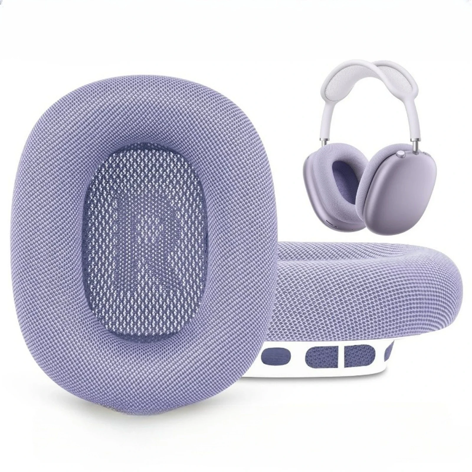 زوج واحد من وسادات الأذن البديلة من الفوم لأجهزة AirPods Max 2024، Apple 2.0 سماعات الأذن/غطاء الأذن ملحقات سماعة الرأس
