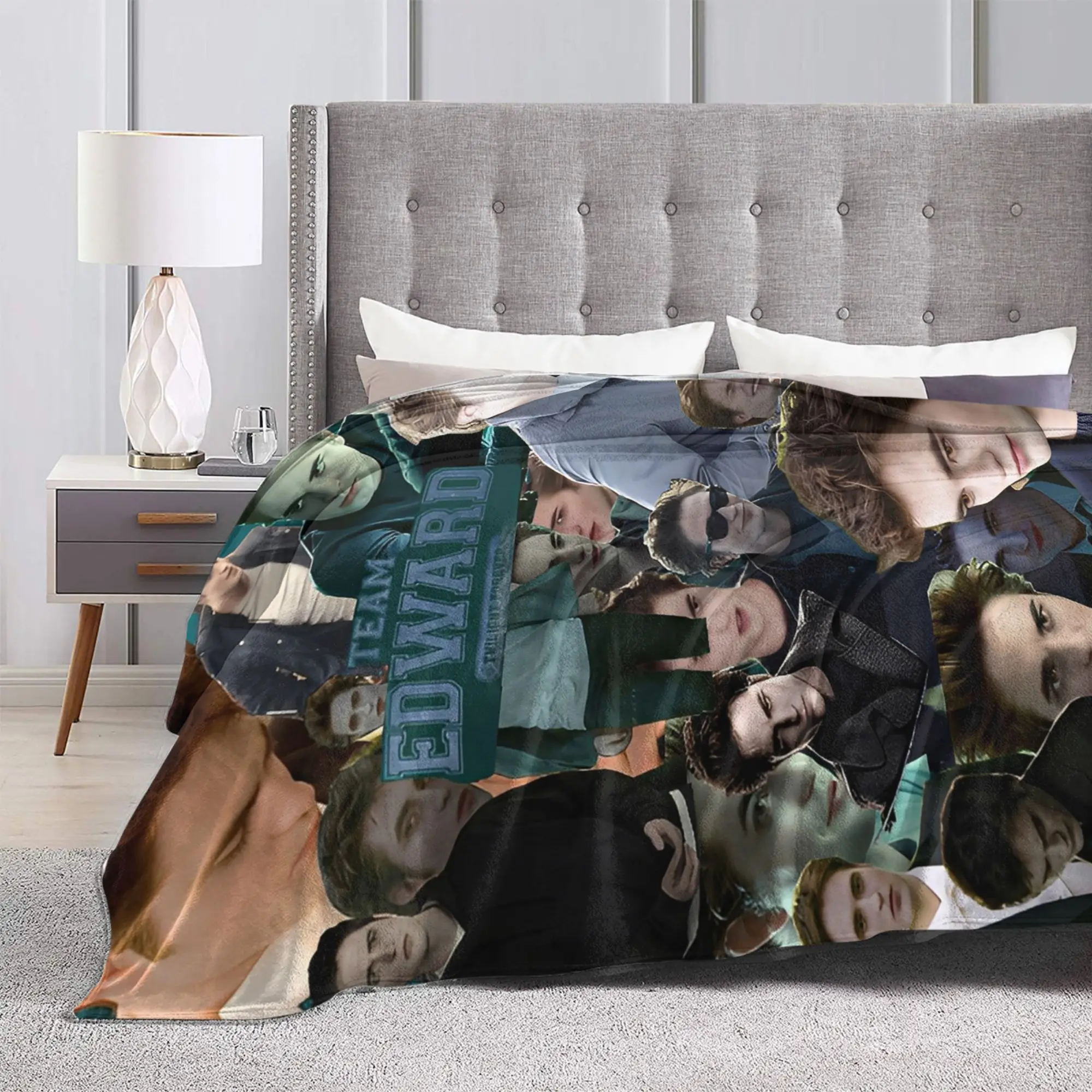 الاسترخاء إدوارد كولين تكريم الشفق بطانية ميرش الفراش الزخرفية رمي بطانية خفيفة الوزن الصوف للسفر #6