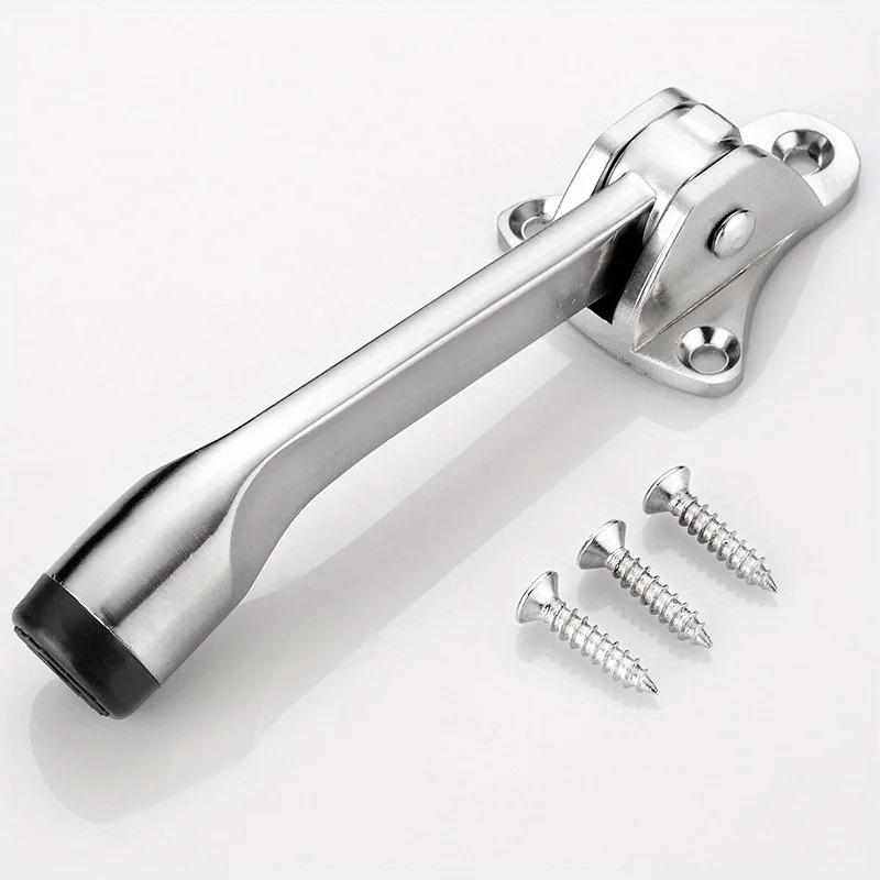 قطعة واحدة من سدادة الباب المصنوعة من الفولاذ المقاوم للصدأ: حافظ على أبوابك آمنة مع توقف بابنا المنسدلة! للمحلات التجارية والمتاجر والفنادق