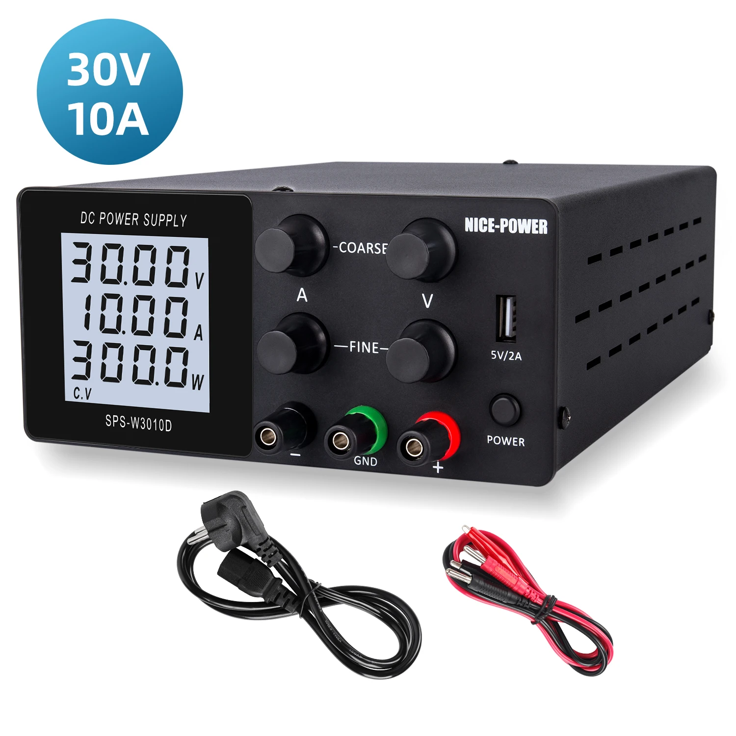 SPS-W3010D Digital Variable DC Switching Power Supply 30V10A LCD Monitor Repair Machine Adjustable DC Repair Power Supply